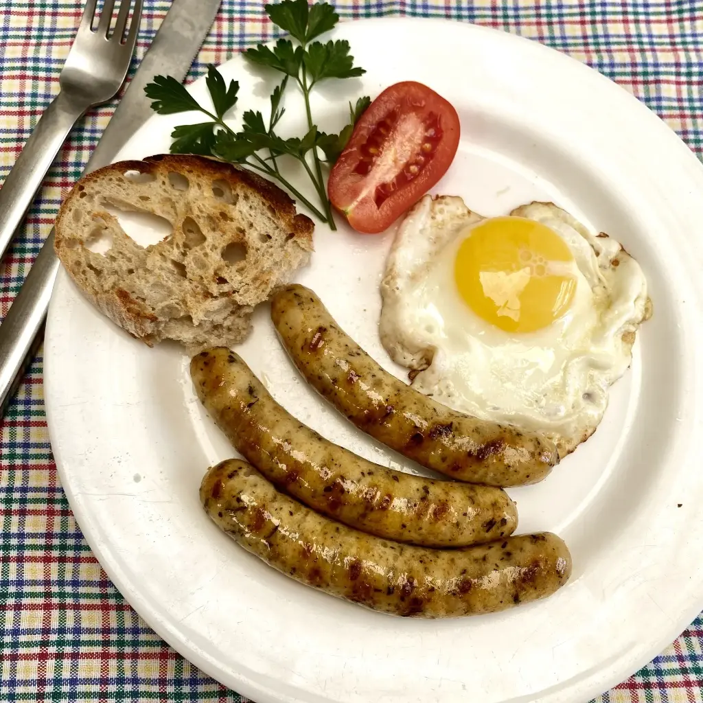 Chicken breakfast sausages
