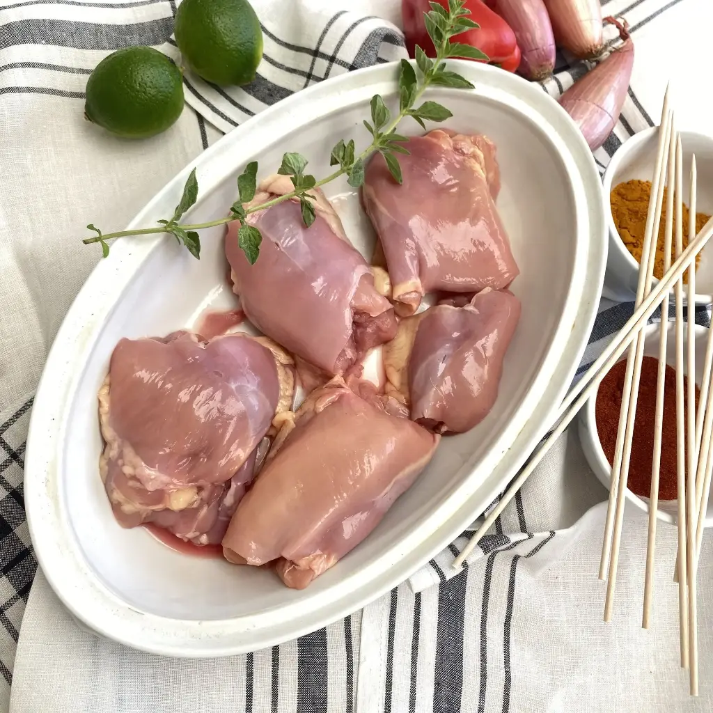 Deboned chicken thighs (skinless) - frozen